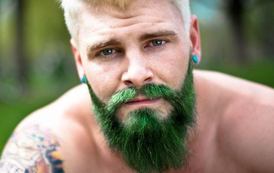 attractive teen Colored Beard Styles 2018