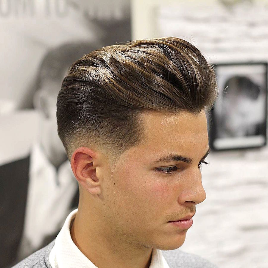 Simple Men&#039;s Haircut Long Hair On Top 