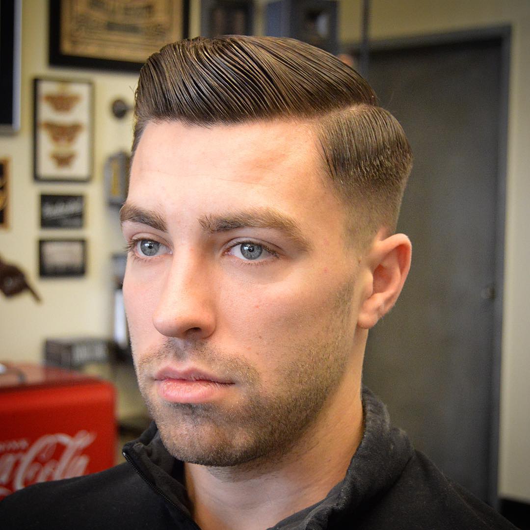 barbergreg short pompadour best hairstyle for men the gentleman haircut