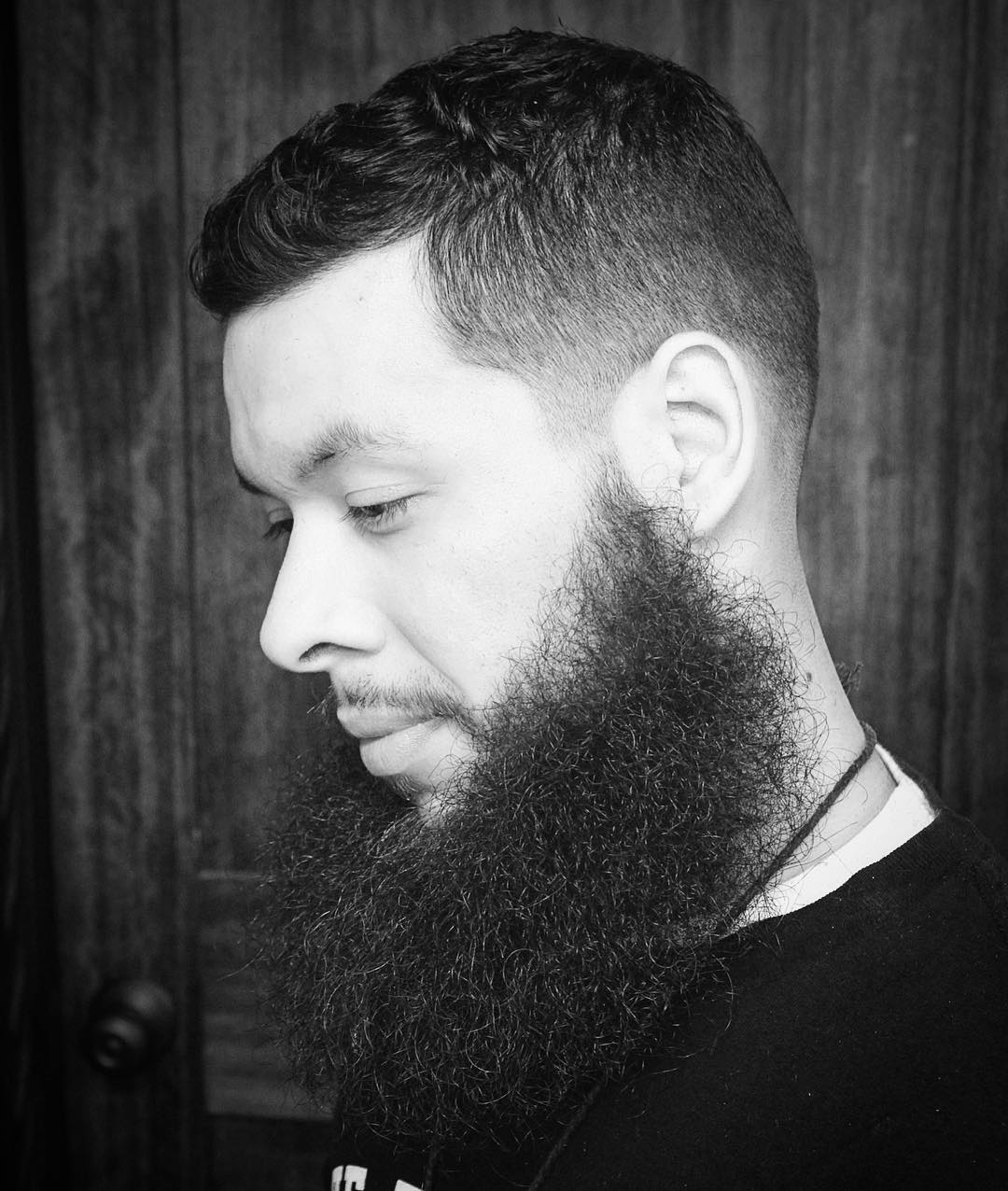 barbermikethomas High messy beard with high fade cool haircuts for mens with thick hair