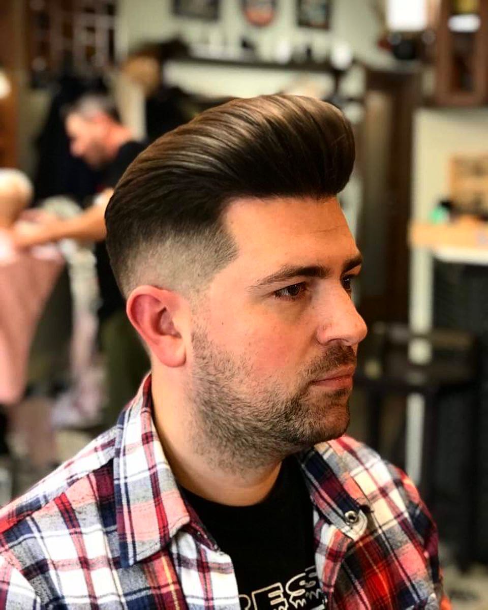 dons_cuts tall pomp with low fade side part haircuts 2018