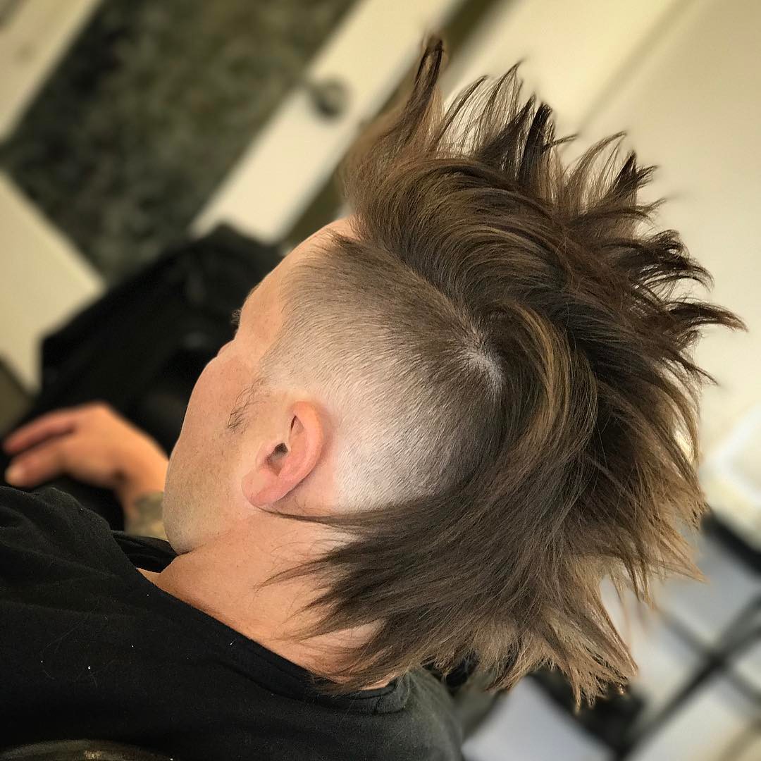 drehair mohawk skin fade long hairstyles for men 2018