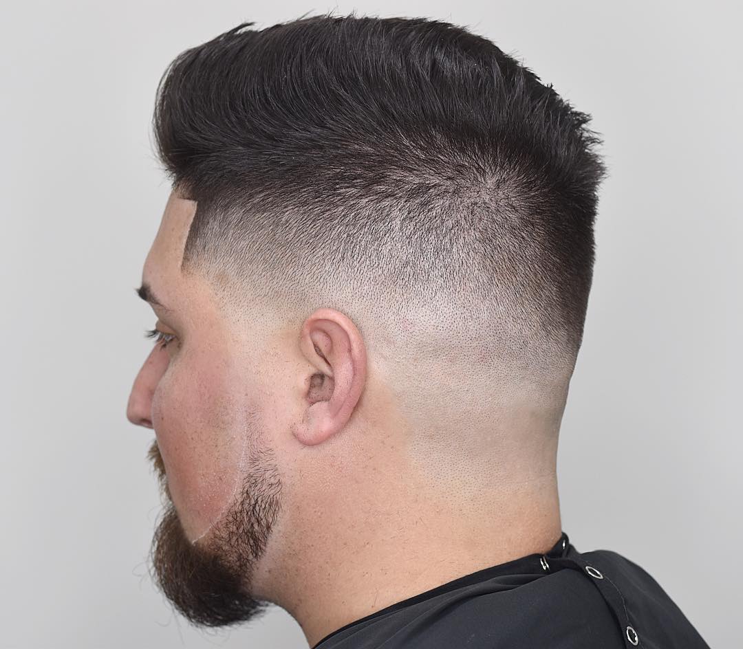 drewdabarber comb over high skin fade haircut line up cool haircuts for mens with thick hair