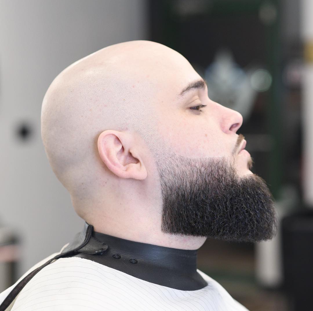 jose.crespo_ bald head high textured beard line up mens haircuts