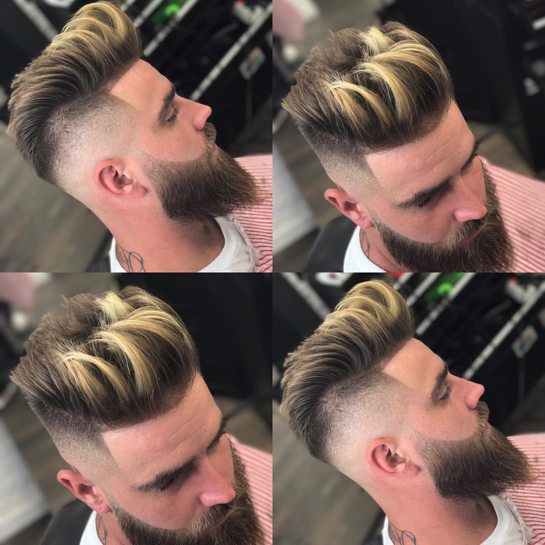 jose_privilegebarber pompadour line up long hairstyles for men 2018