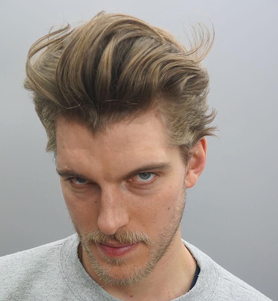 joshlamonaca textured hairstyle pompadour long hairstyles for men 2018