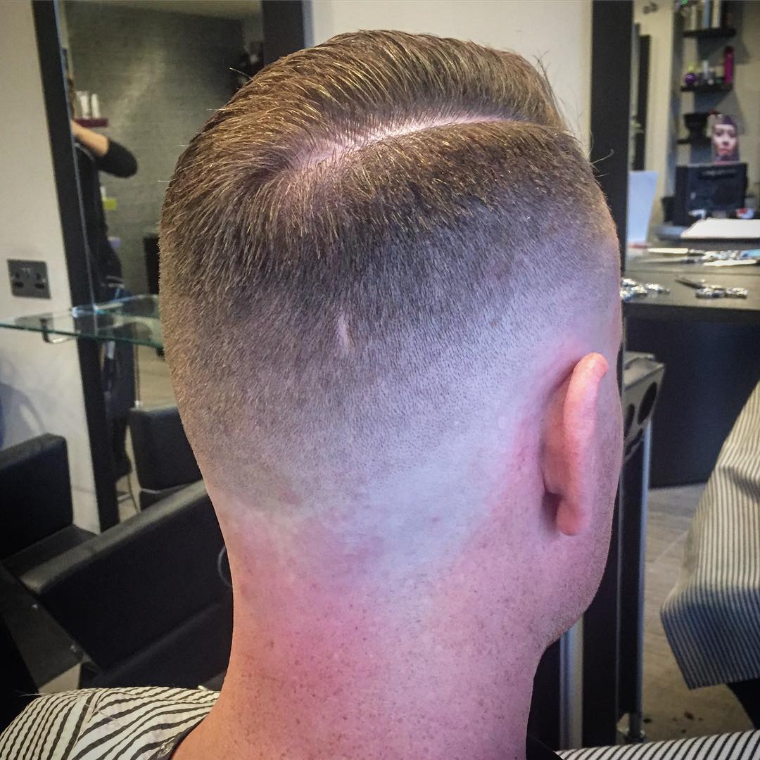 lewy_chewy slicked back fade up skin fade cool haircuts for mens with thick hair