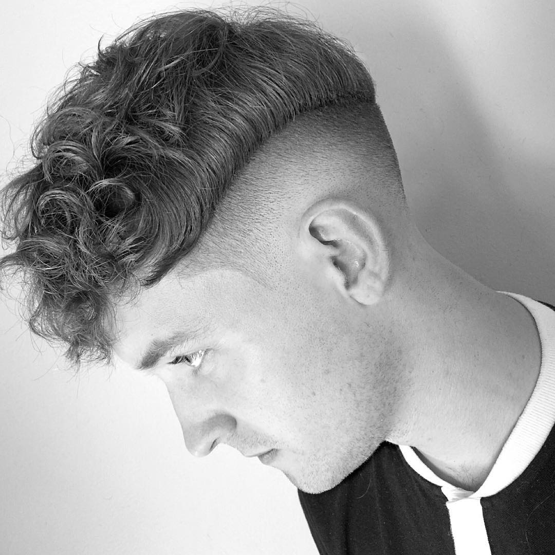 mikeyyyyyyy_ curly side part haircut latest mens hairstyles 2018