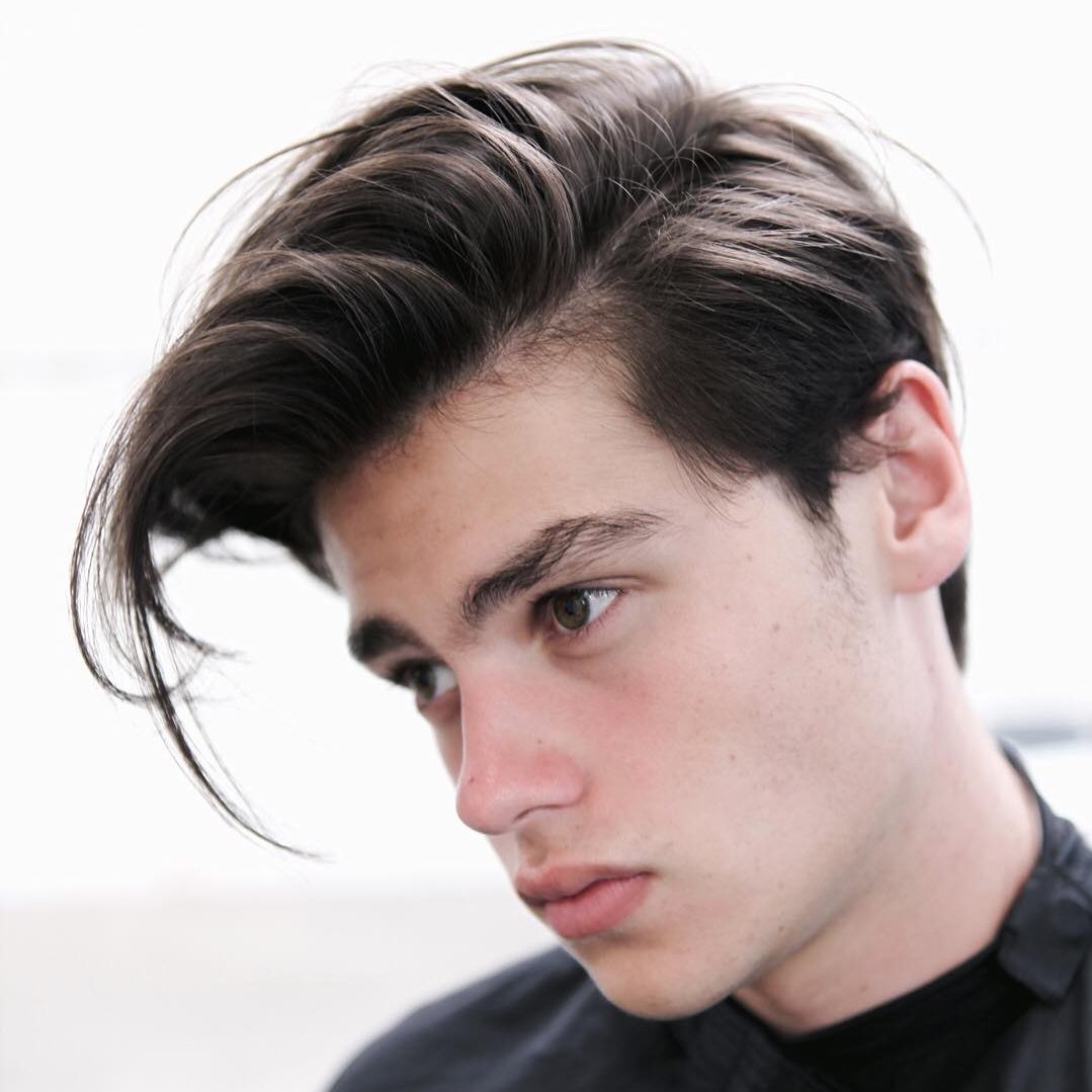 morrismotley side part pomp long hairstyles for men 2018