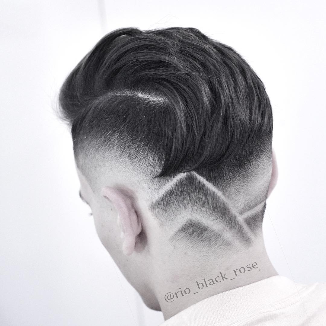 Latest 2018 Popular Neckline Hair Design Men S Hairstyles