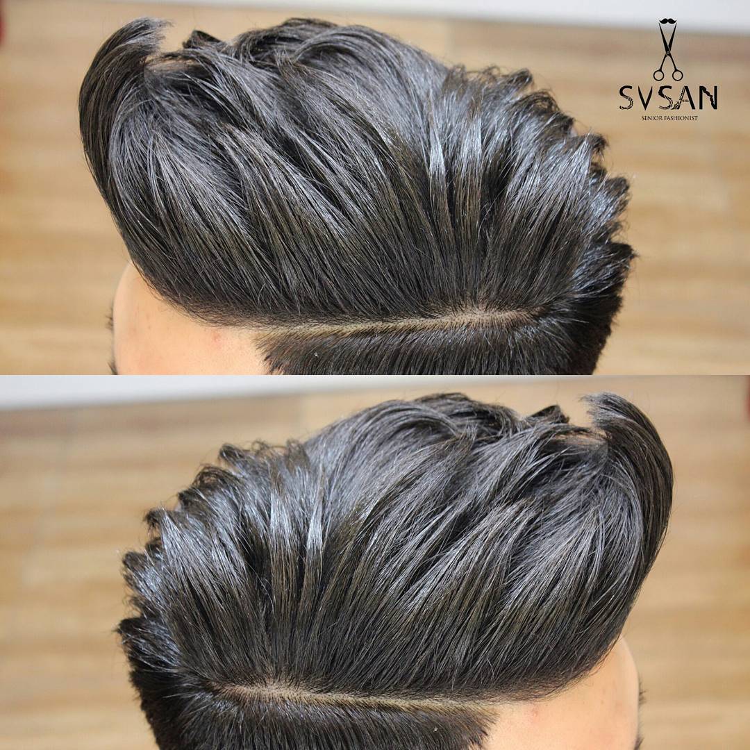 s.v.s.a.n shaved razor line on side part haircuts 2018