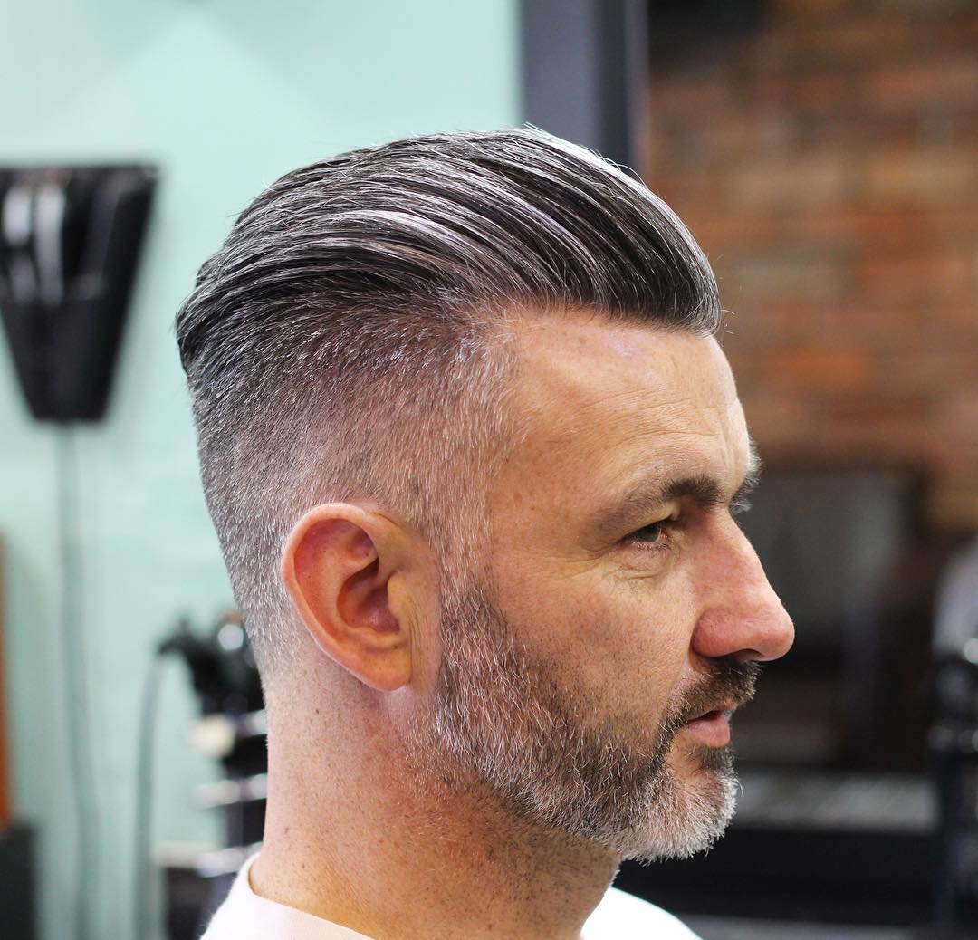 Hideoutbarber Mens Medium Length Hairstyles Slick Back 