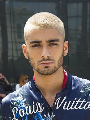 zayn malik hairstyle 2017 in paris fashion show