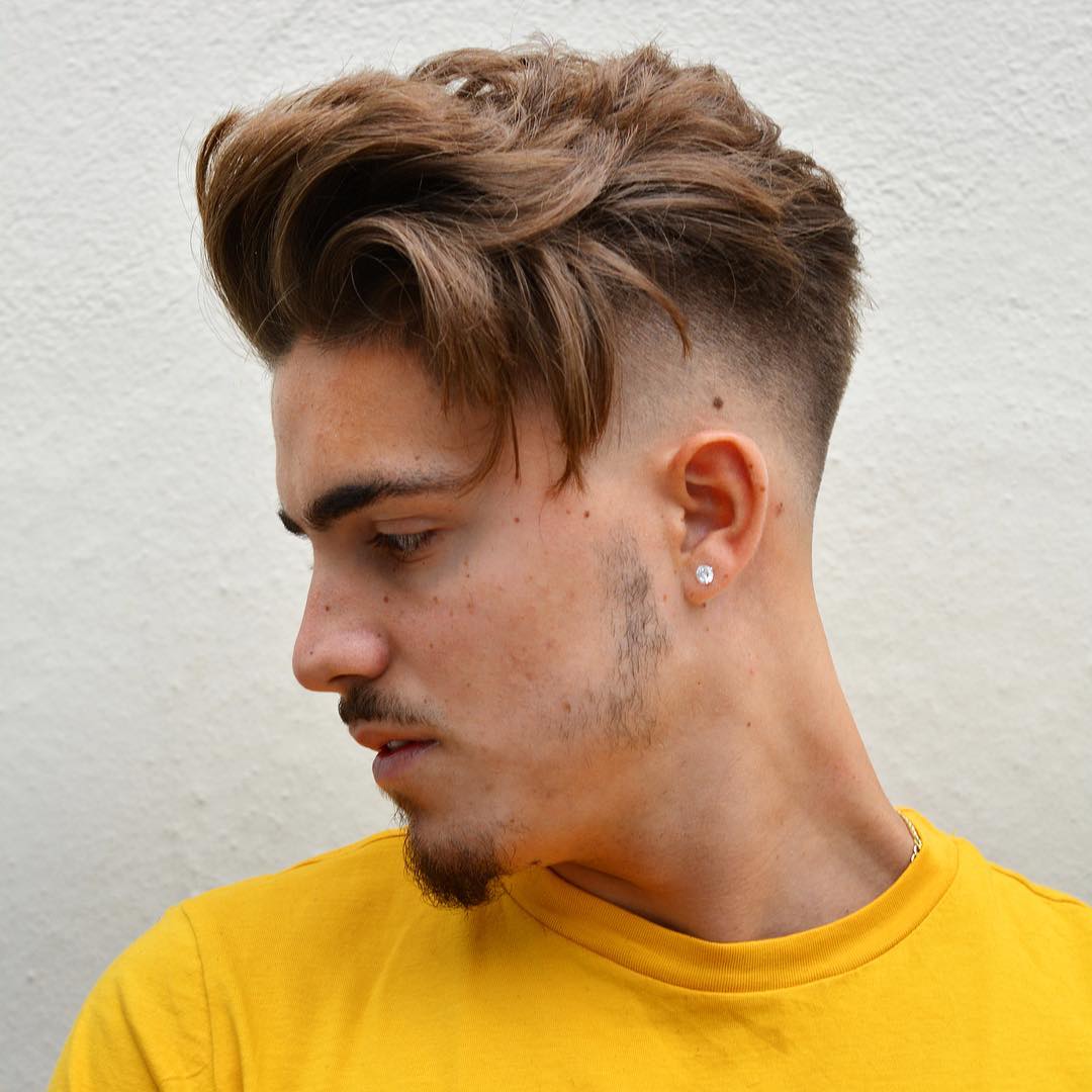 High Fade Haircut With Long Hair On Top Men Hairstyles