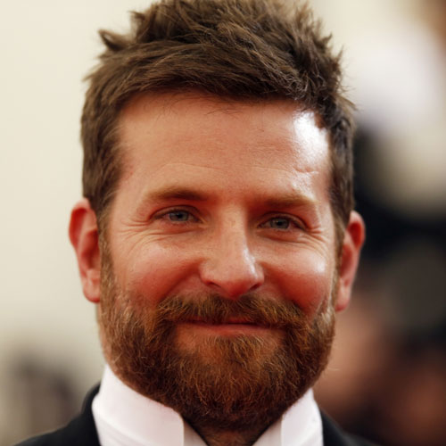 Bradley cooper beard short hair celebrity hairstyles for men