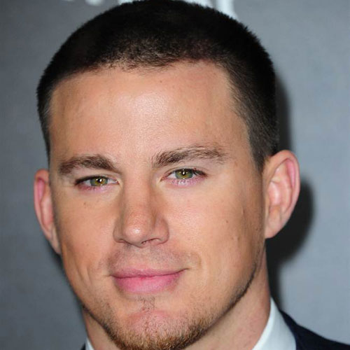 Channing Tatum buzz cut crew cut celebrity hairstyles for men