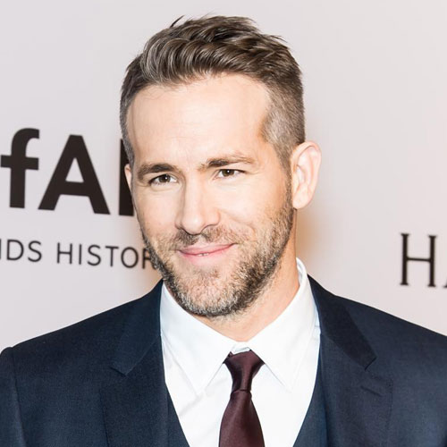 Ryan Reynolds haircut beard celebrity hairstyles for men