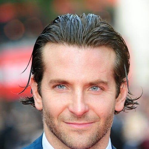 bradley cooper haircut wet long textured haircut