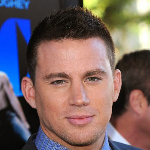 channing tatum buzz haircut side part low fade haircut