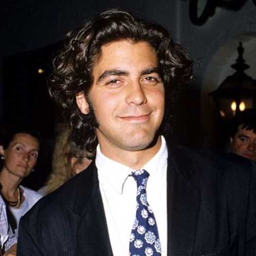 george clooney haircut long hairstyles for men curly hair