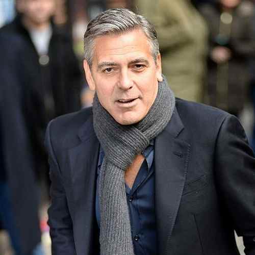 george clooney haircut slicked comb over hairstyles