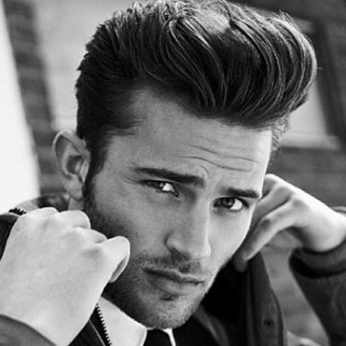 rockabilly hairstyles for men pompadour and textured