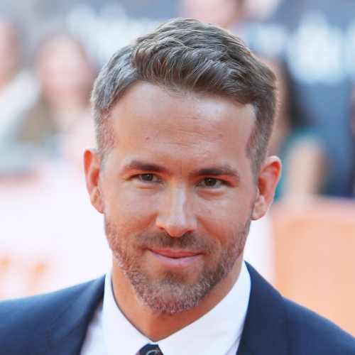 ryan reynolds grey hair grey beard