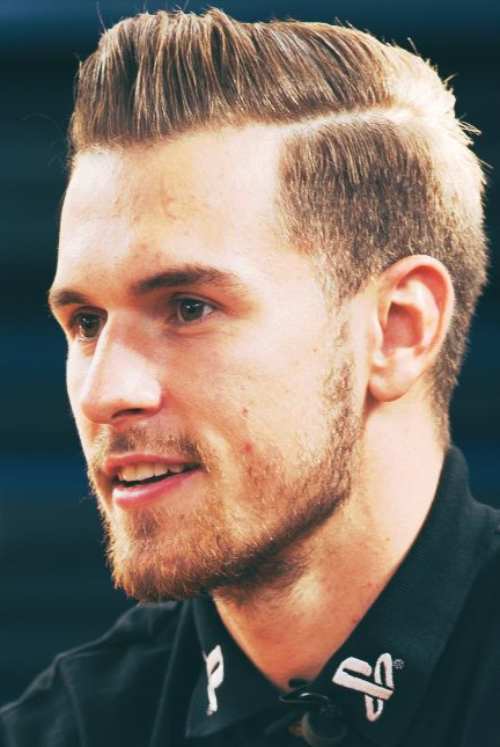 aaron ramsey hair