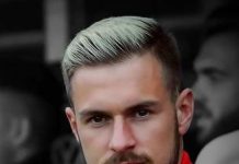 aaron ramsey haircut