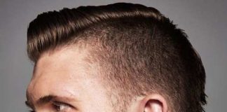 bryce harper hair short pomp with side part fade