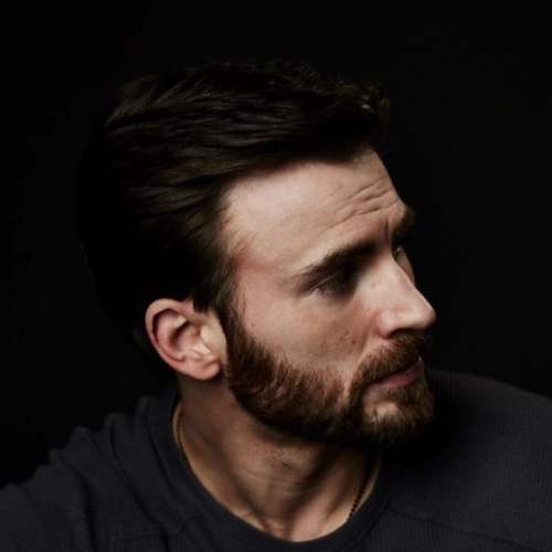 chris evans beard styles