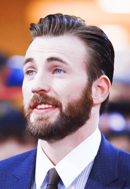 chris evans haircut