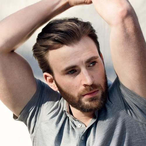 Chris Evans Haircut - Captain America Haircut - Men's 