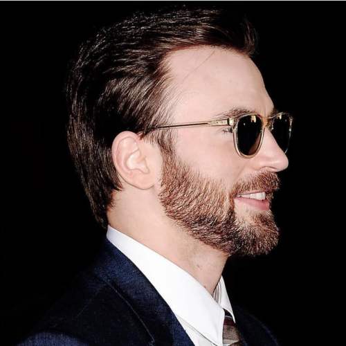 chris evans long hairstyle