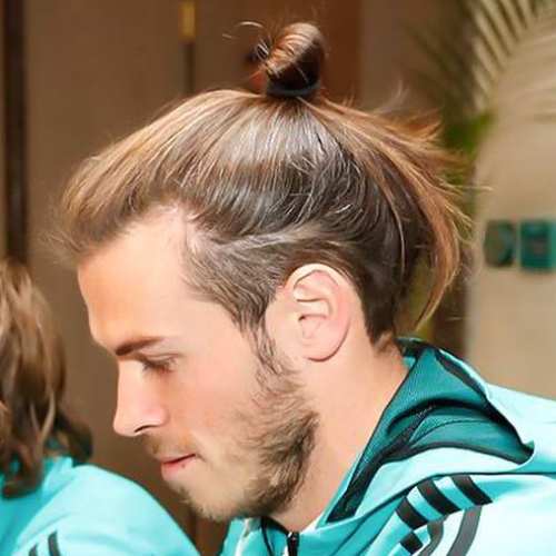 Gareth Bale: Long Hair With Man Bun And Undercut