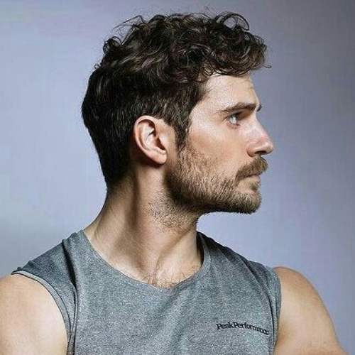 henry cavill curly haircut