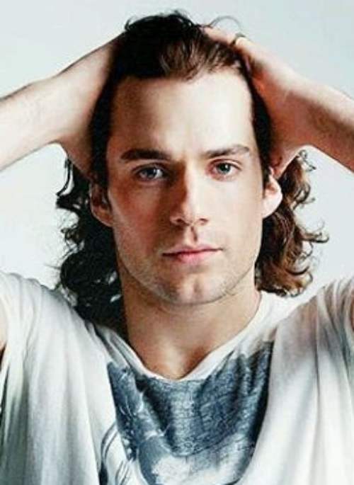 henry cavill long hair