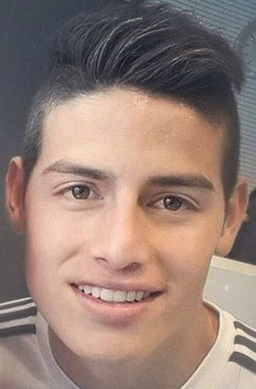 james rodriguez fade haircut