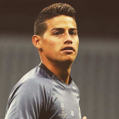 James Rodriguez Haircut with Razor Line