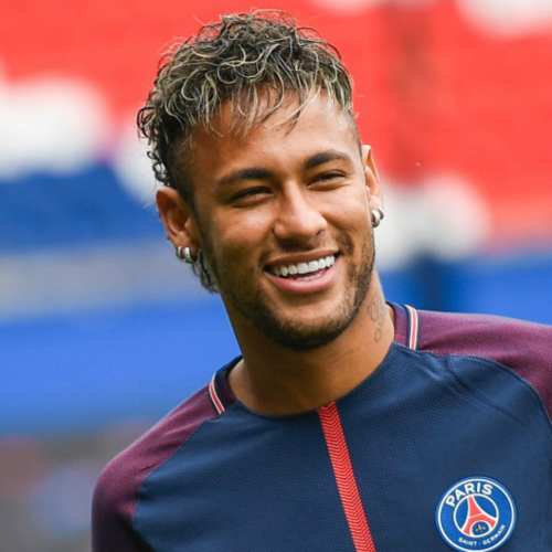 neymar curly long hair