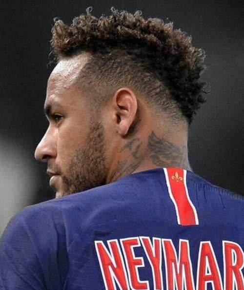 neymar haircut back design