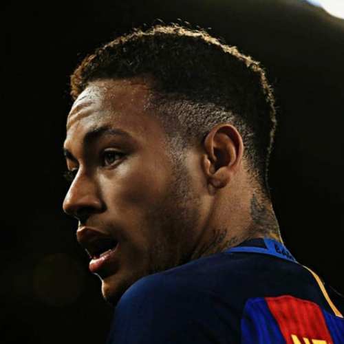 neymar high skin fade haircut