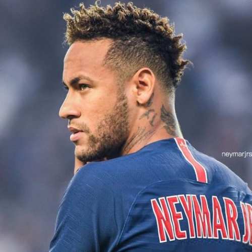 neymar mohawk curly hair