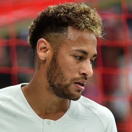 neymar new haircut