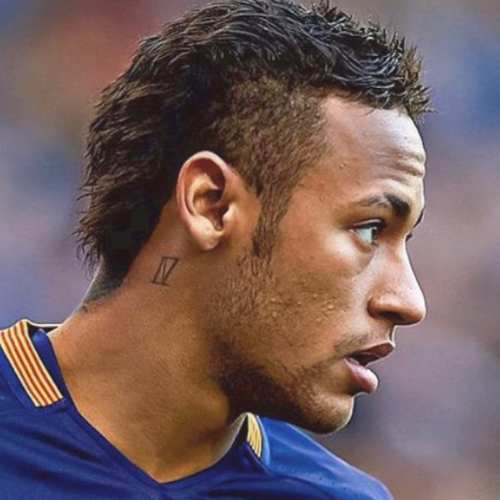 neymar spiky haircut