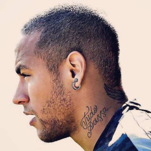 neymar very short hair