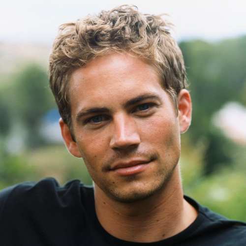 paul walker blonde curly hairstyle