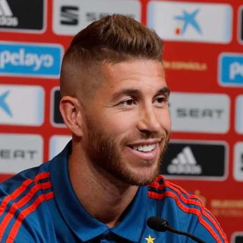 sergio ramos haircut mohawk fade side part