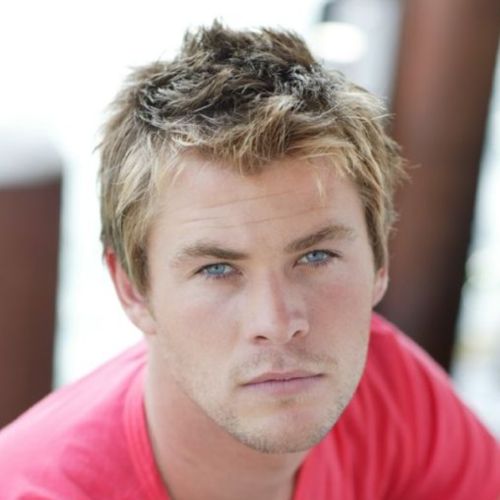 11 young chris hemsworth haircut with messy spikes
