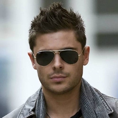 11 zac efron hairstyle Faux Hawk style spiky hair